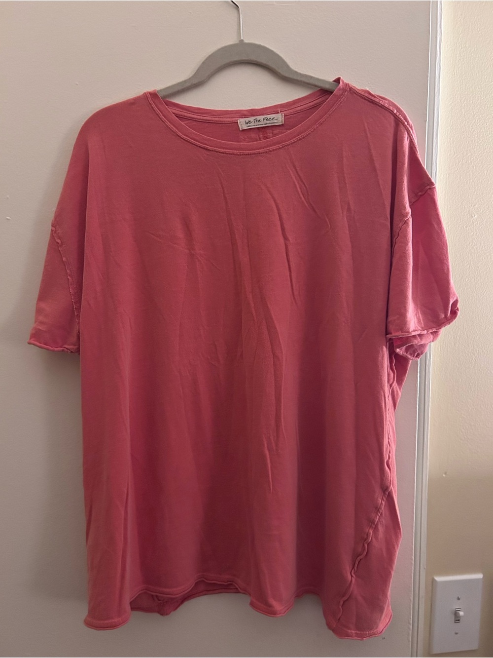 We The Free Pink Short Sleeve Crew Tee